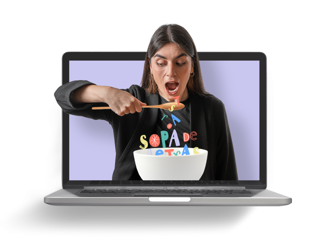 Sopa de letras - foto de Sonia